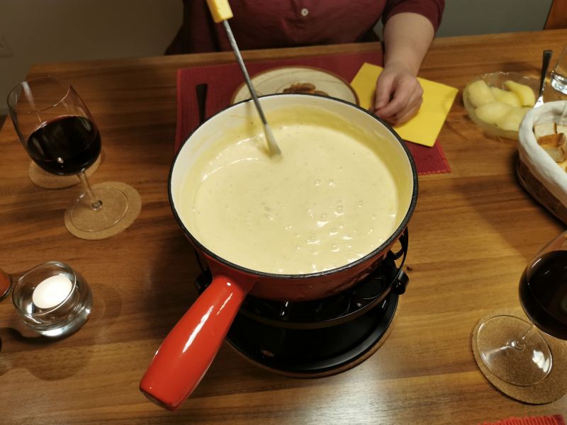 Fondue moité-moitié